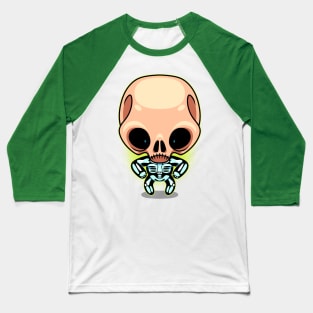 Skeleton Boy Baseball T-Shirt